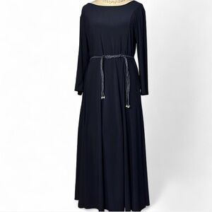 Nina Navy Long Sleeve Dress
